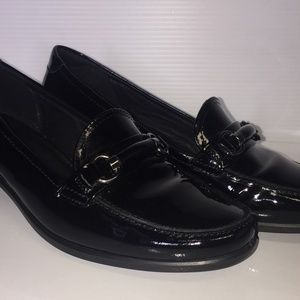 ecco black loafers